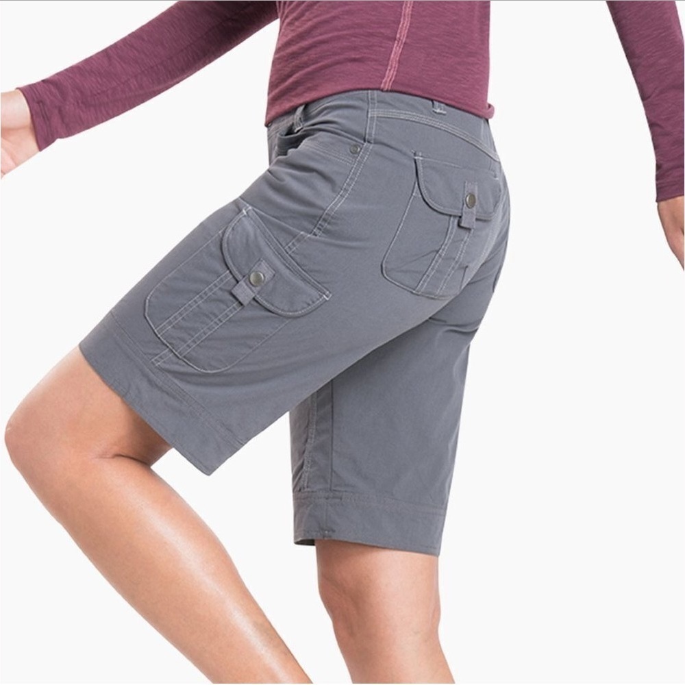 Kuhl Splash Cargo Bermuda Shorts Women’s 8 blue gray